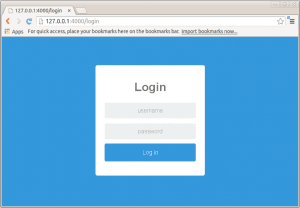 Python login screen Flask