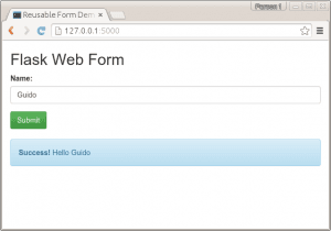 Flask wtforms