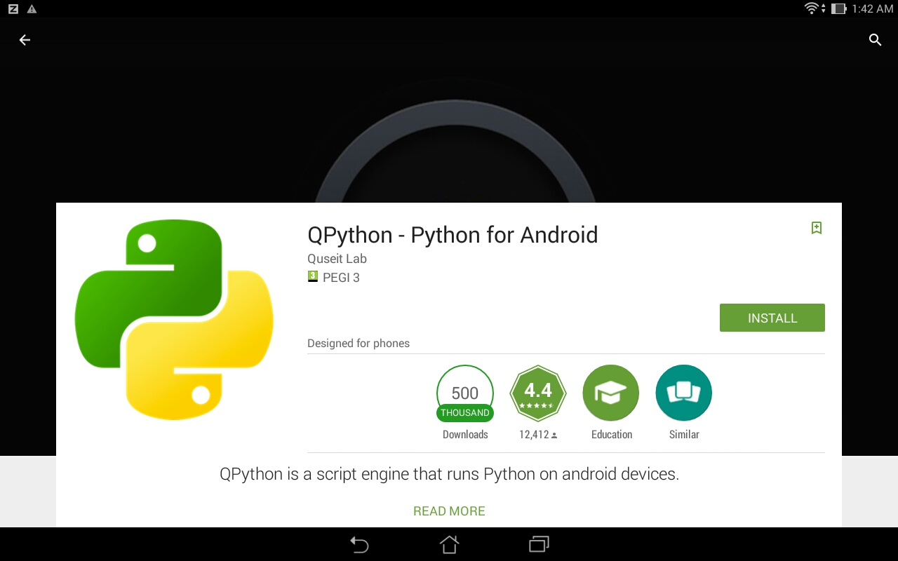 Android Development In Python With Qpython Python Tutorial
